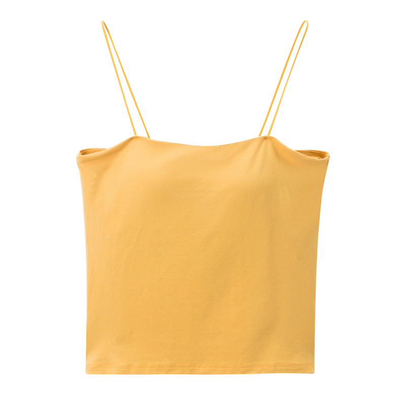 「2点目500円」 キャミソール カップ付き インナー パッド付き チューブ ブラトップ トップス 無地 ストレッチ 肩紐 薄手 レディース ノンワイヤー ノースリーブ |  | 04