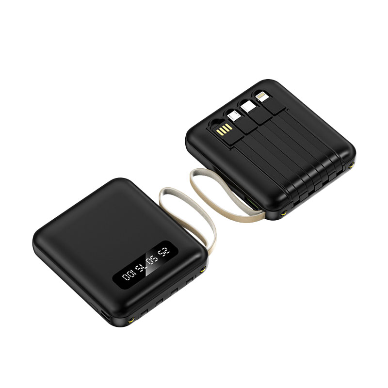 モバイルバッテリー 急速充電 4台同時充電 コンパクト黒 ※破損あり モバイルバッテリー 急速充電 スマホ 充電器 軽量 薄型 4台同時