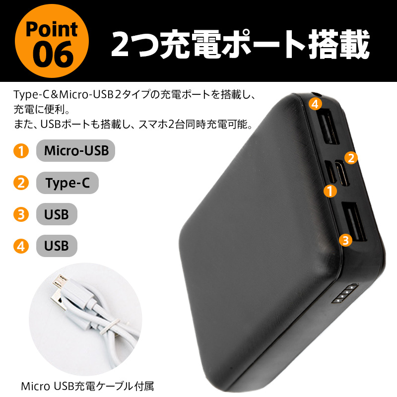 電熱ベスト バッテリー モバイルバッテリー 25000mAh 30000mAh PSE認証済 大容量 ワークマン USB Type-C  MircoUSB 過熱 過充電 保護機能 空調服 : battery1 : インポートアイテム - 通販 - Yahoo!ショッピング