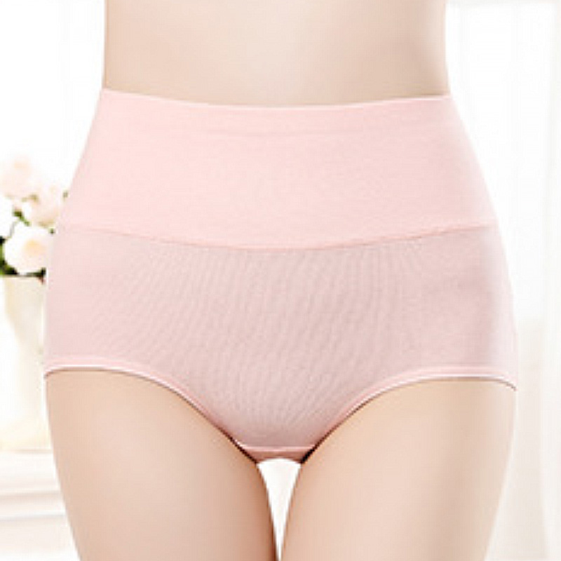 「3枚セットで1,499円ポッキリ」 綿 コットン 選べる サニタリー ノーマル ハイウエスト ショーツ レディース 桃尻 温活 下着 深め 深履き 送料無料 |  | 09
