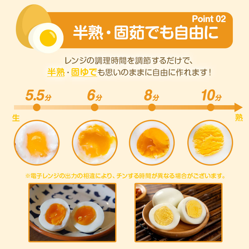 ゆでたまご器 たまごタイプ ニワトリタイプ ゆで卵メーカー 4個 対応