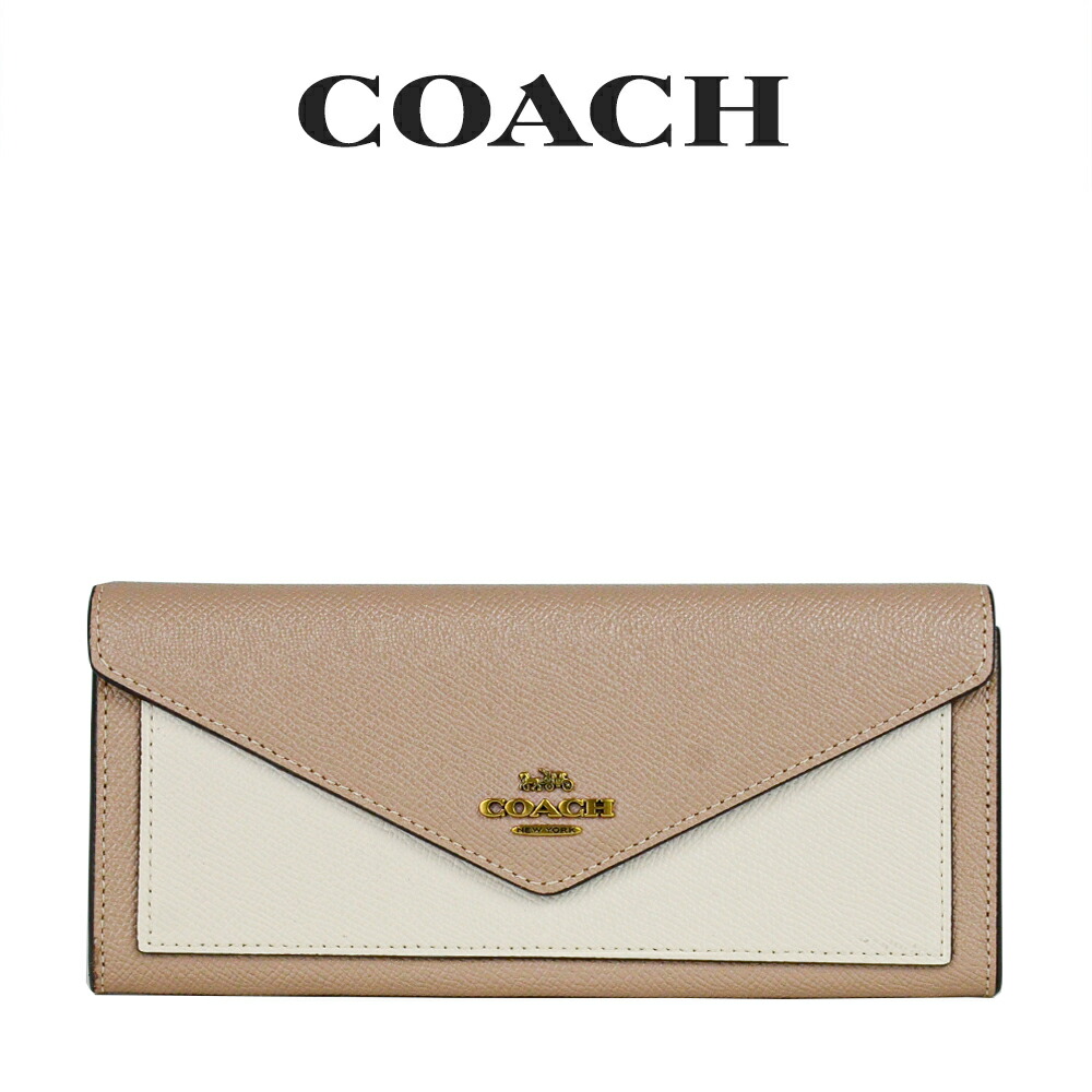 コーチ COACH アウトレット レディース 財布 かぶせ長財布 長財布