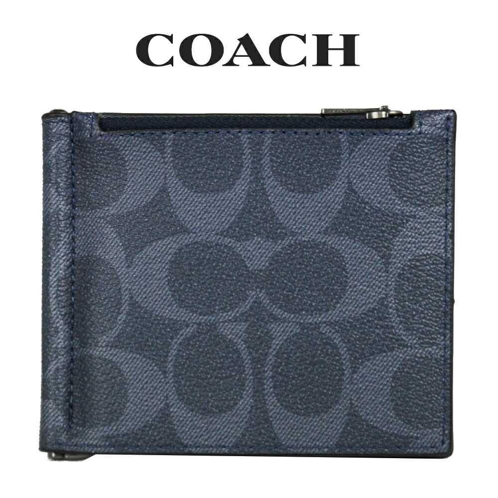 ☆ コーチ COACH アウトレット メンズ 財布 二つ折り財布 C8273 QBDEN 