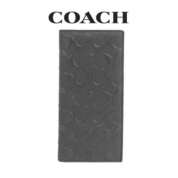 コーチ COACH アウトレット メンズ 財布 二つ折り長財布 91636 QB