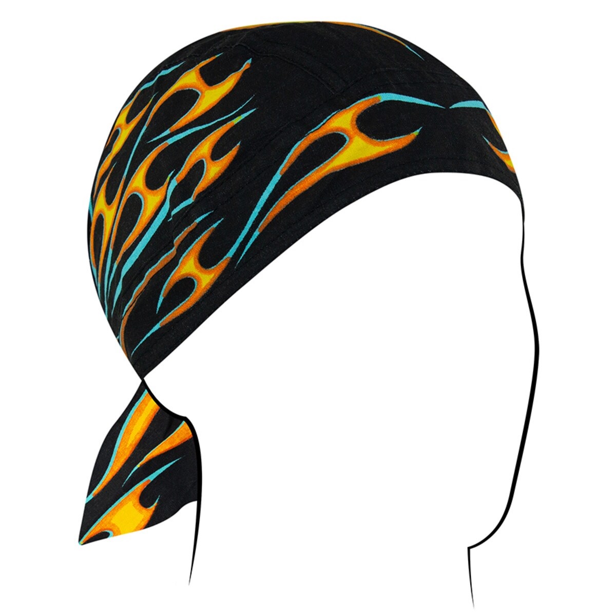 ZAN headgear] バンダナキャップ コットン100% ドゥーラグ ヘルメット