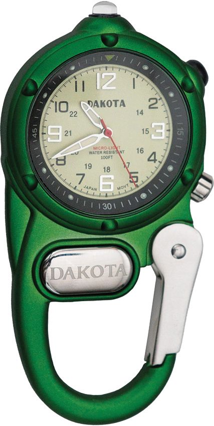 ガラガラデルタ DAKOTA WATCH [ダコタ] Dakota LEDライト付き ミニクリップ カラビナ