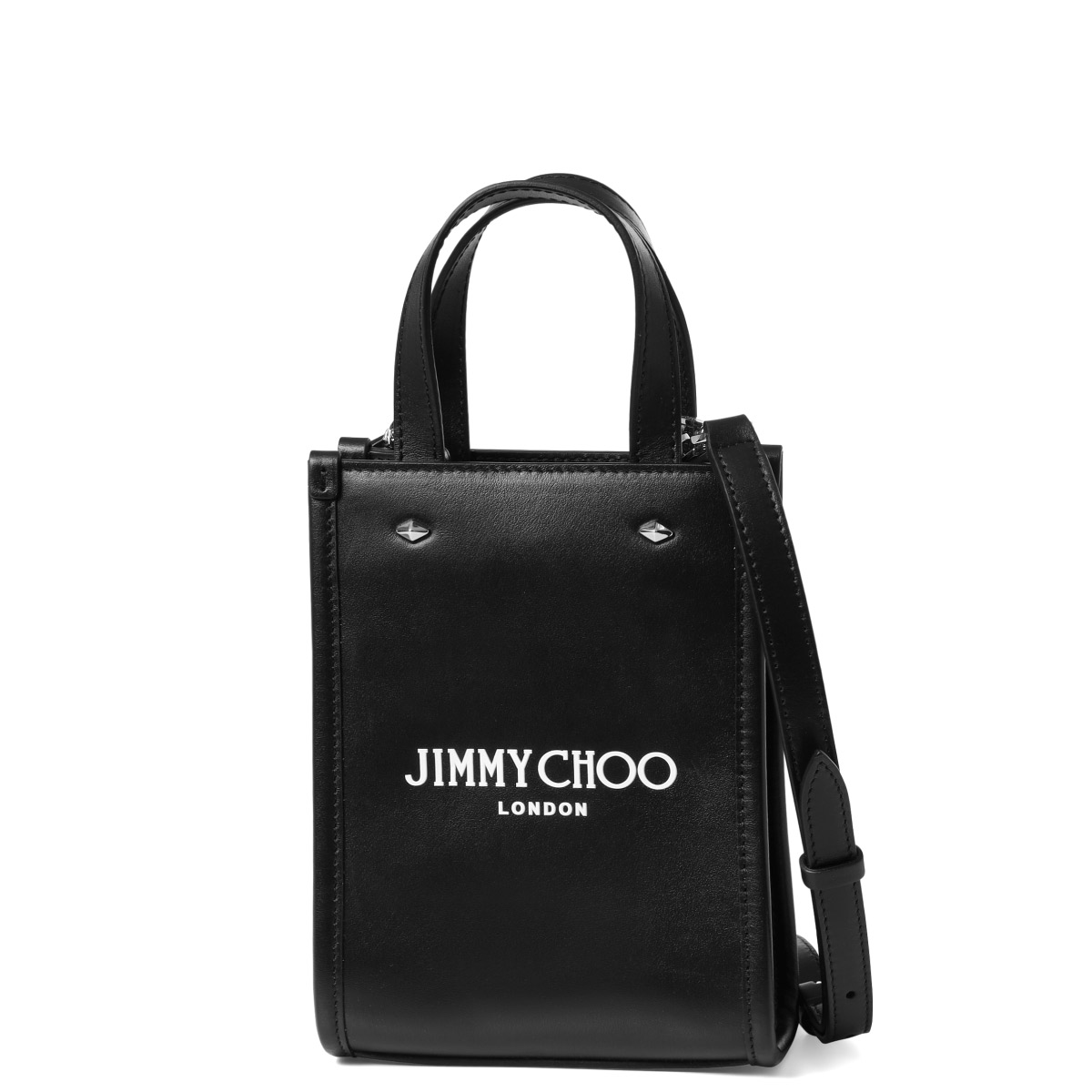 JIMMY CHOO ジミー チュウ ショルダー付 トートバッグ ミニ MINI N/S TOTE ...