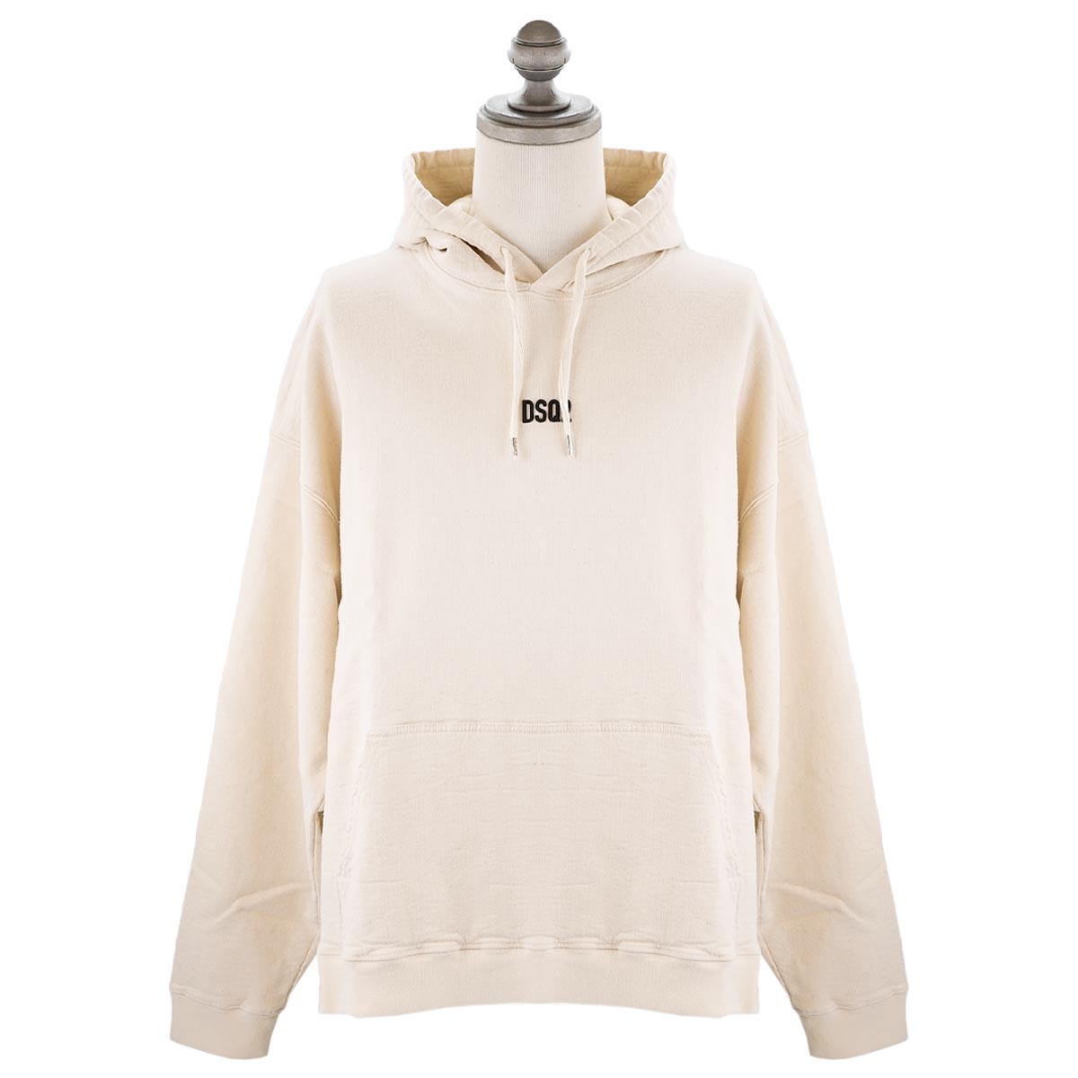 DSQUARED2 ディースクエアード パーカー S74GU0568 S54438 MINI DSQ2 HOODIE メンズ 男性  プルオーバーパーカー 103 BEIGE ベージュ