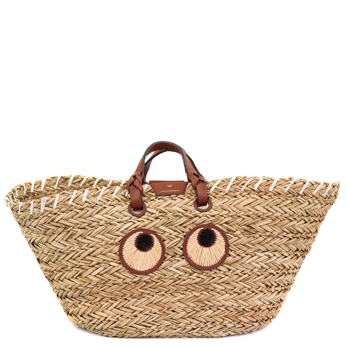 ANYA HINDMARCH アニヤハインドマーチ カゴバッグ 155113 LARGE BASKET