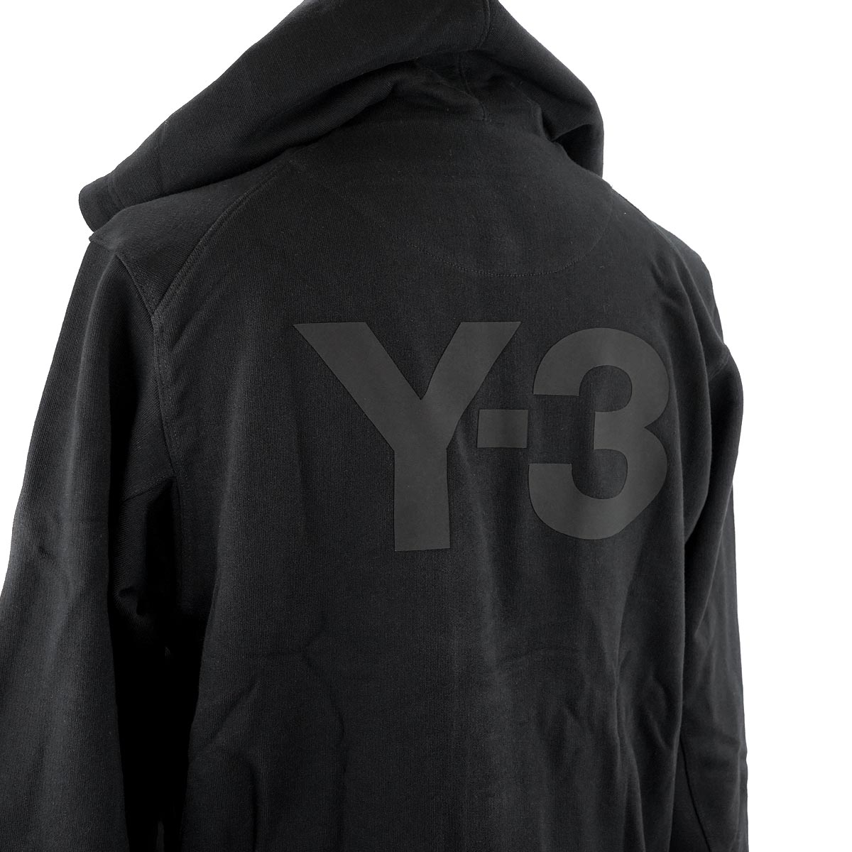 Y-3 ワイスリー ジップアップパーカー 2022年-2023年秋冬新作 FN3363 M CLASSIC BACK LOGO メンズ ブラック