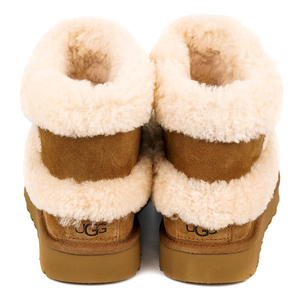 UGG アグ ムートンブーツ 2023年-2024年秋冬新作 1145410 Ultra Mini UGG Fluff レディース 女性  CHESTNUT/CHE チェスナット