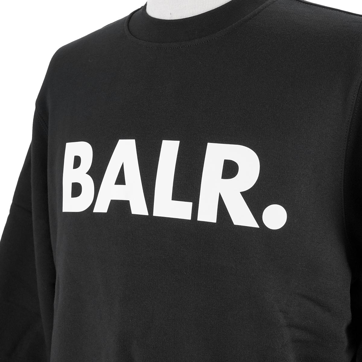 舗 トレーナー BALR ボーラー 長袖 男性 Black ブラック Crewneck