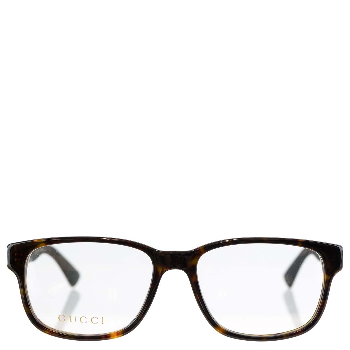 GUCCI グッチ 眼鏡 GG0011O 009 53 Optical Frame MAN ACETATE 男女兼用 ウェリントン 伊達メガネ  ハバナブラウン×ブラック