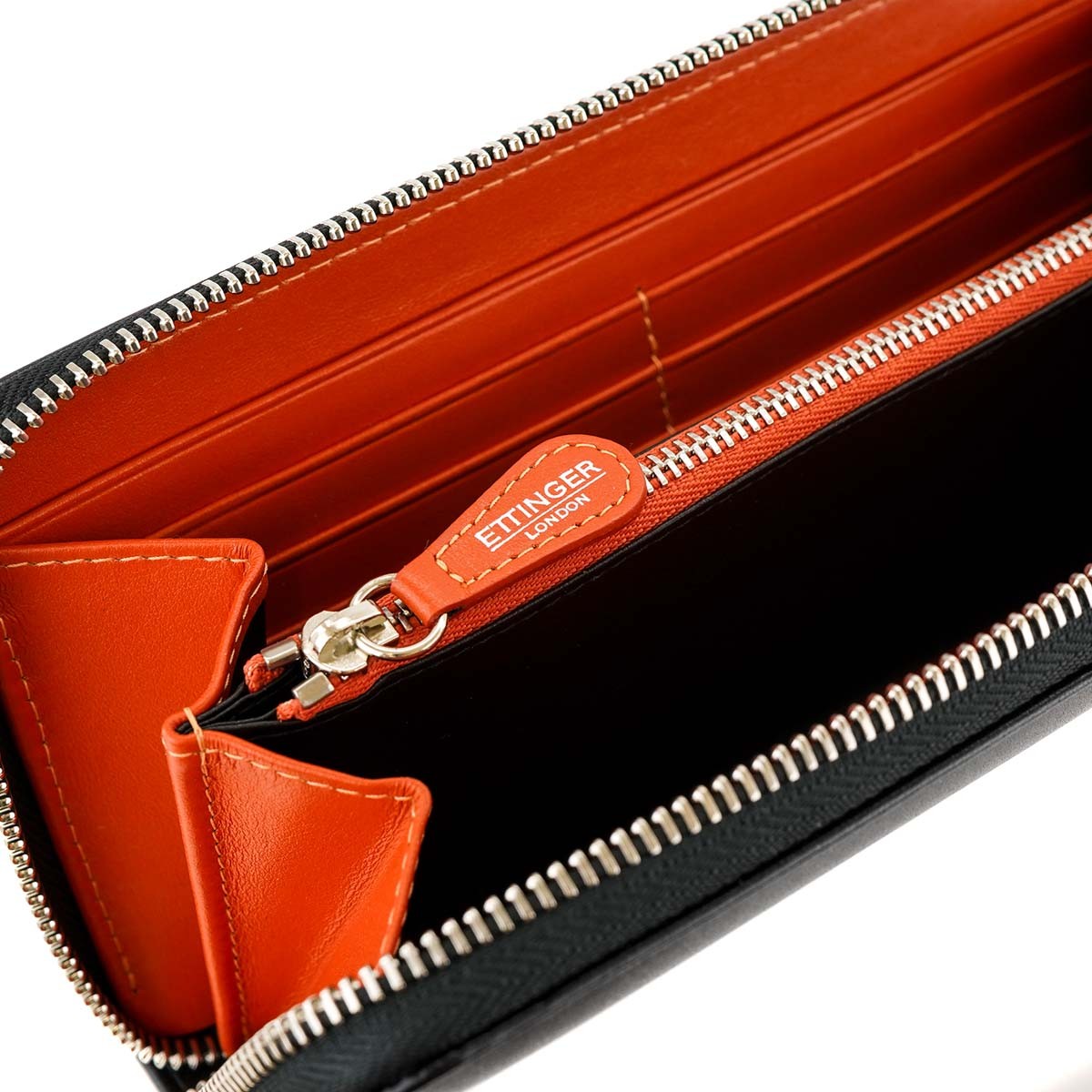 ETTINGER エッティンガー 長財布 ST2051EJ Large Zip-Around Purse ...