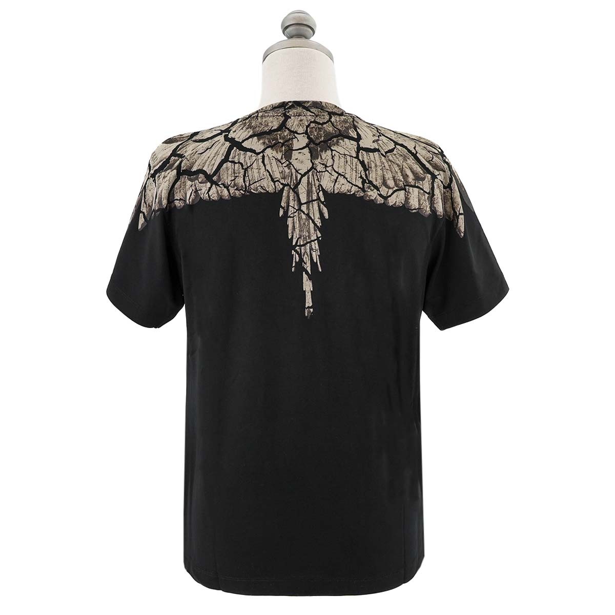 Marcelo Burlon マルセロバーロン マルセロブロン 半袖クルーネックtシャツ Cmaa018rjer007 メンズ フェザー 1060 Black Brown ブラック ブラウン R018r007blbr インポートショップteresa 通販 Yahoo ショッピング