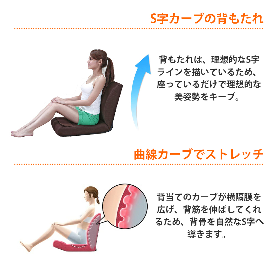 ピュアフィット のびのび座椅子 座椅子 腹筋 健康器具 ストレッチ 美 