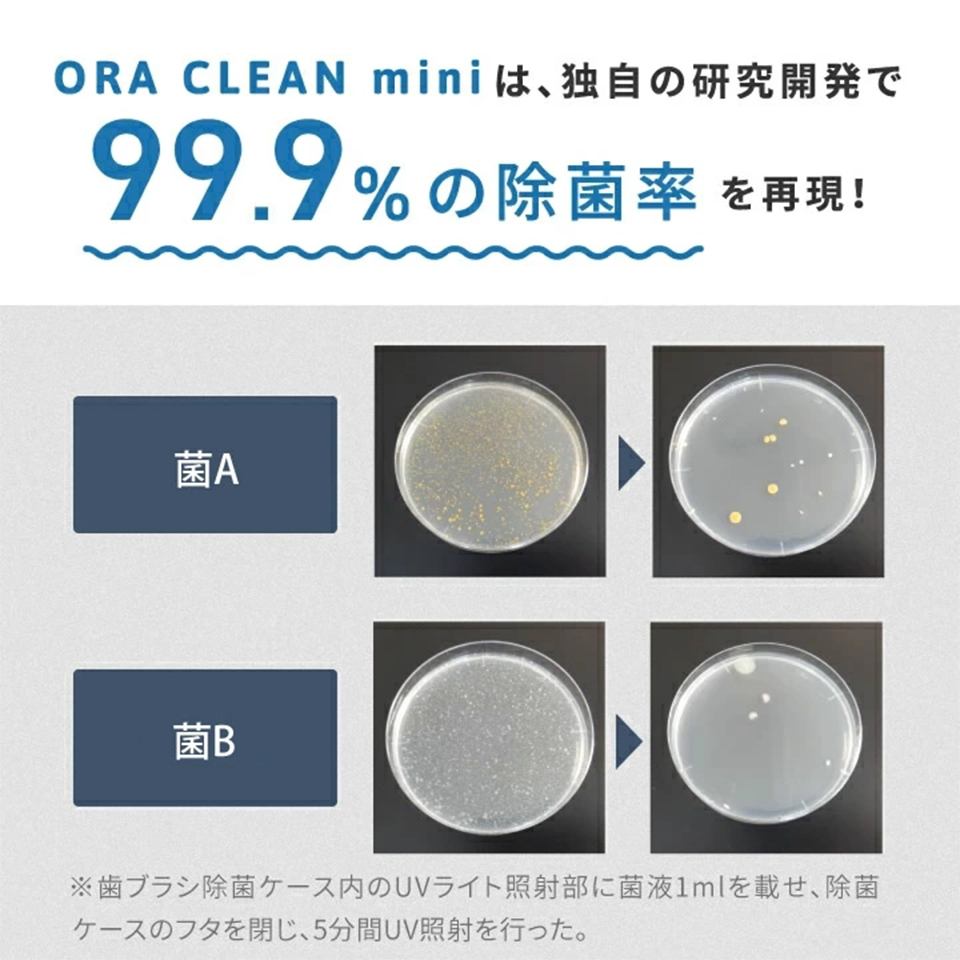 最安値で 歯ブラシ除菌庫 ORA CLEAN mini オーラクリーン ミニ