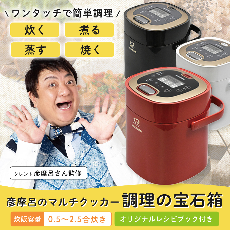 マルチライスクッカー 炊飯器 自動調理器 一人暮らし用 2合炊き