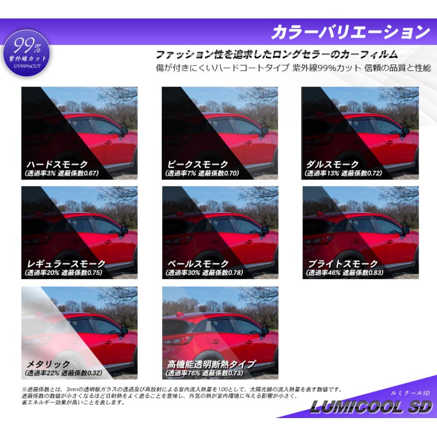 ルミクールSD 160cm×107cm サイズカット カーフィルム 断熱 赤外線カット UVカット 選べるカラー7種類 :i-piece-lu-160: カット済みカーフィルム Be-Impre - 通販 - Yahoo!ショッピング