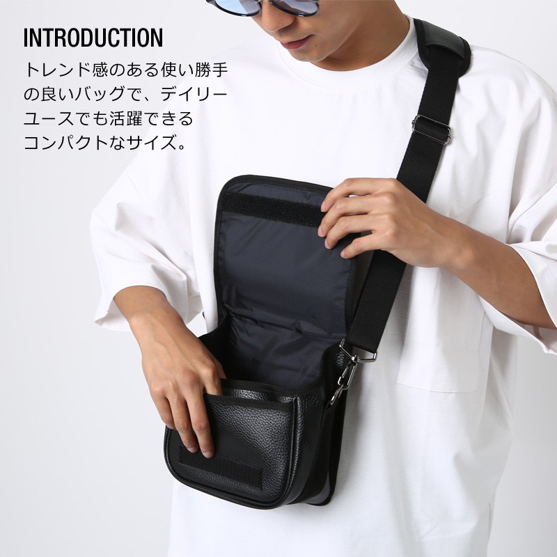 黒 合成皮革 バッグ 20115-161.jpg