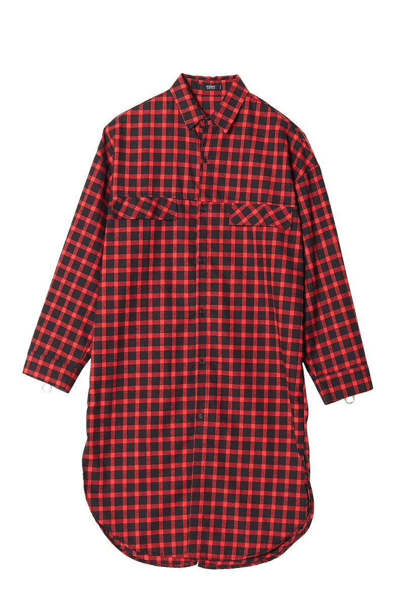 チェックコート ロング丈 長袖 チェックシャツ ビッグサイズ 赤 青 メンズ 韓国ファッション 170 Improves インプローブス 通販 Yahoo ショッピング