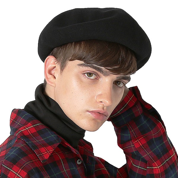 Inspiration - improves select - ベレー帽 キャップ フェルト 帽子 フリーサイズ メンズファッション カジュアル おしゃれ メンズ インプローブス 韓国