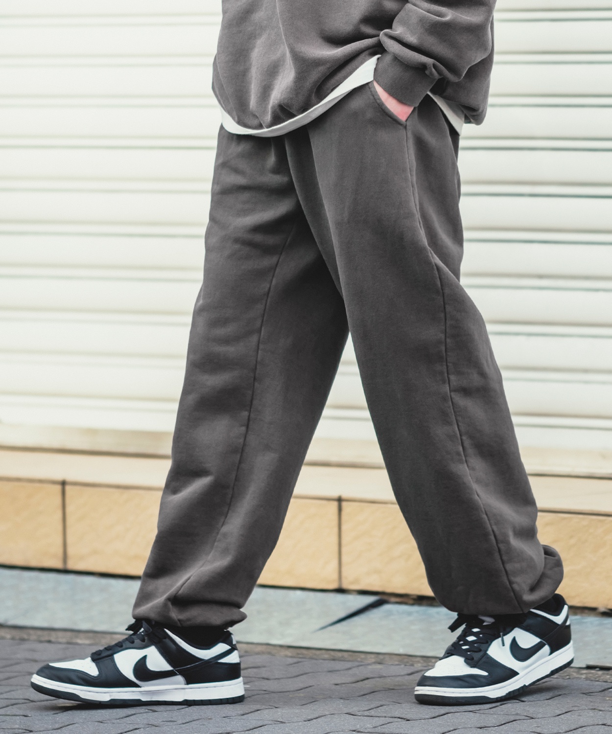 メンズ ジョガーパンツ 韓国 スウェット XL サイドライン
