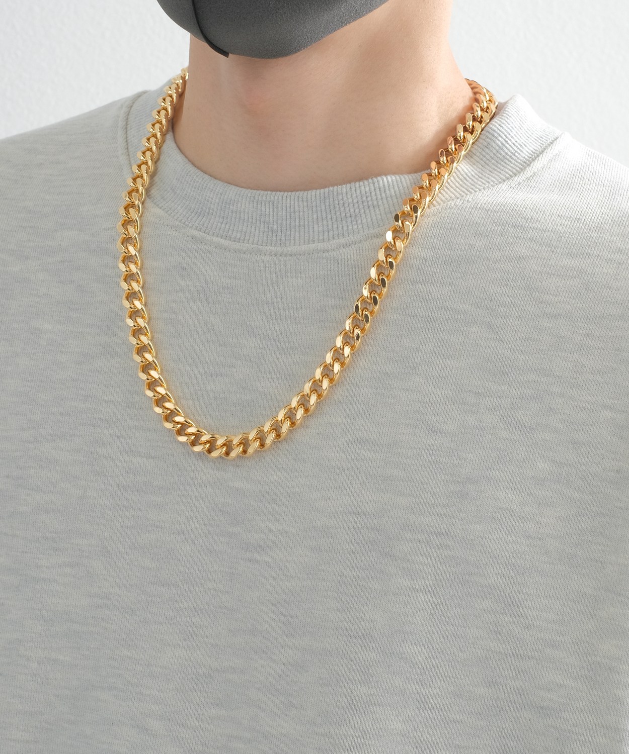 ネックレス メンズ 10m/m ターラントチェーン 小物 アクセサリー ユニセックス セレクト アメカジ カジュアル 古着MIX スケーター ストリート 韓国 | improves | 01