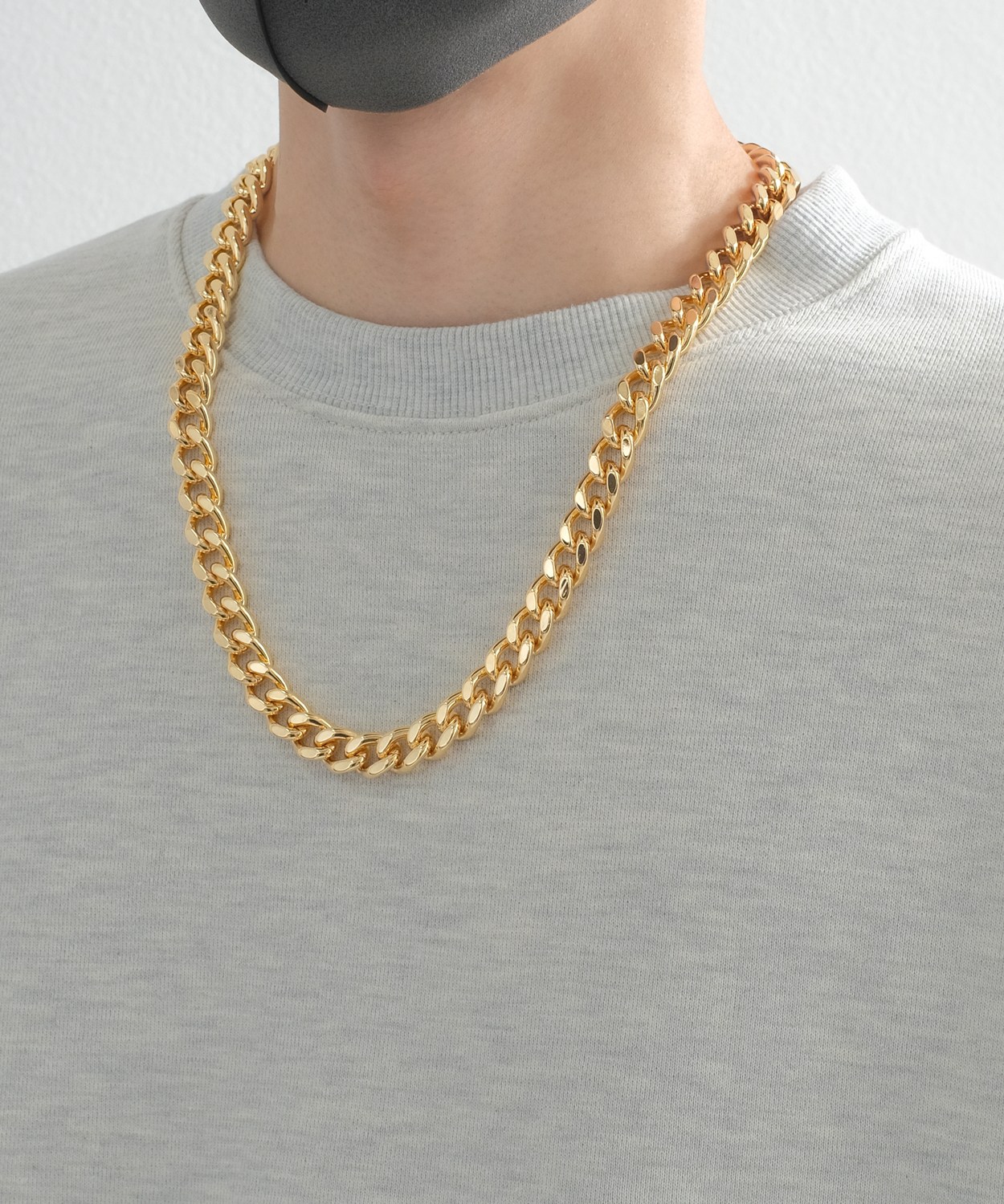 ネックレス メンズ 12m/m ターラントチェーン 小物 アクセサリー ユニセックス セレクト アメカジ カジュアル 古着MIX スケーター ストリート 韓国 | improves | 01