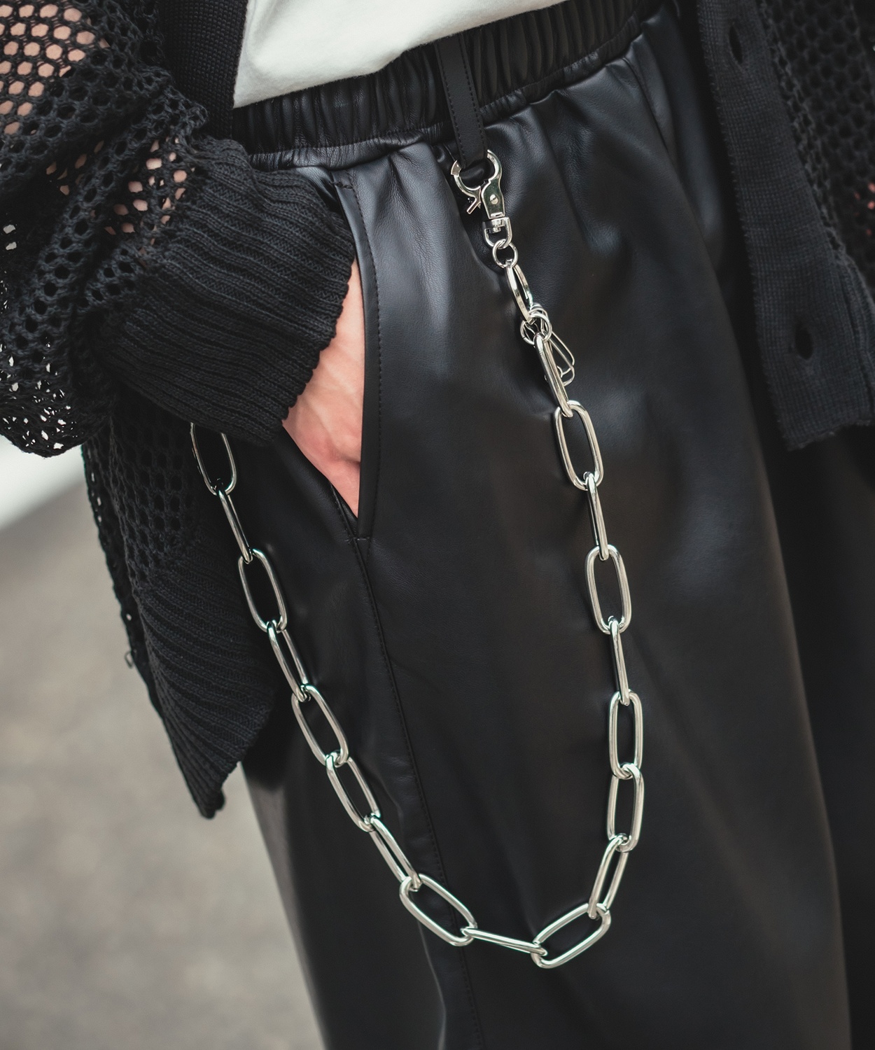 ウォレットチェーン メンズ ケーブル チェーン 小物 アクセサリー ユニセックス セレクト アメカジ カジュアル 古着MIX スケーター ストリート 韓国 | improves | 02