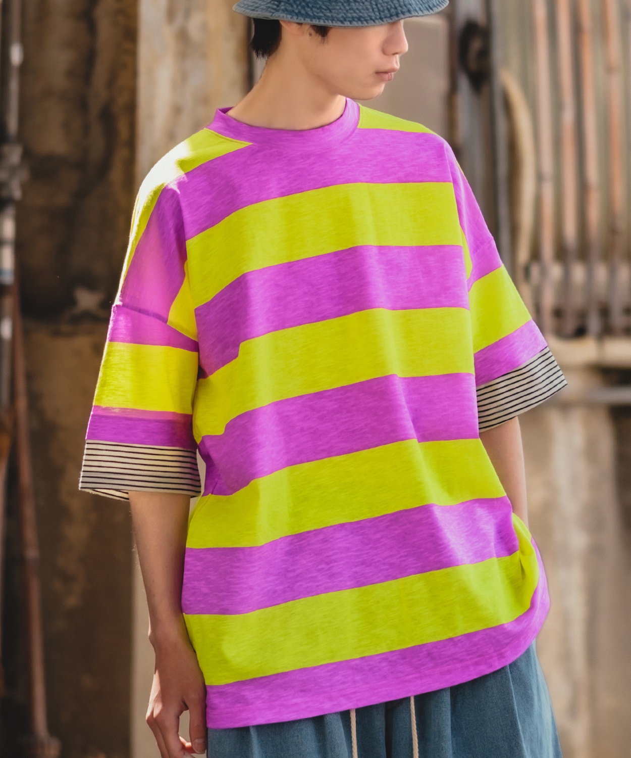 improves（インプローブス） Tシャツ メンズ 半袖 ネオンカラー