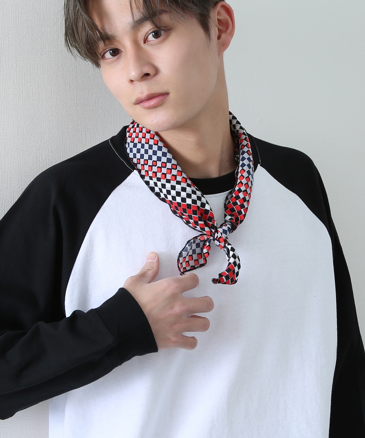 スカーフ メンズ レディース 三角スカーフ チョーカースカーフ 総柄 ペイズリー ストライプ 大人 韓国ファッション きれいめ セレクト | improves | 08