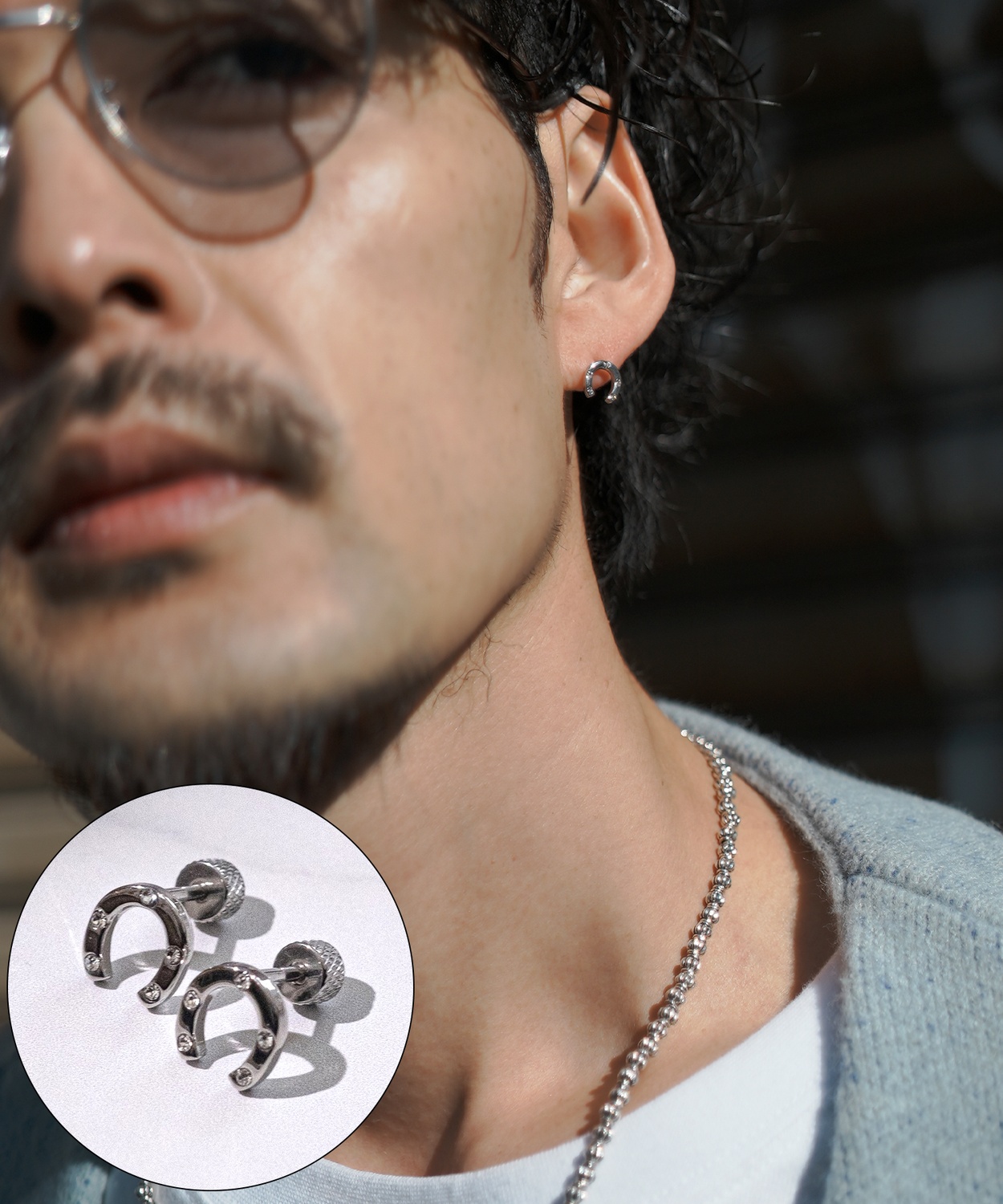 ピアス メンズ レディース スタッドピアス キャッチ アクセサリー アメカジ カジュアル スケーター ストリート 韓国ファッション きれいめ | improves | 01