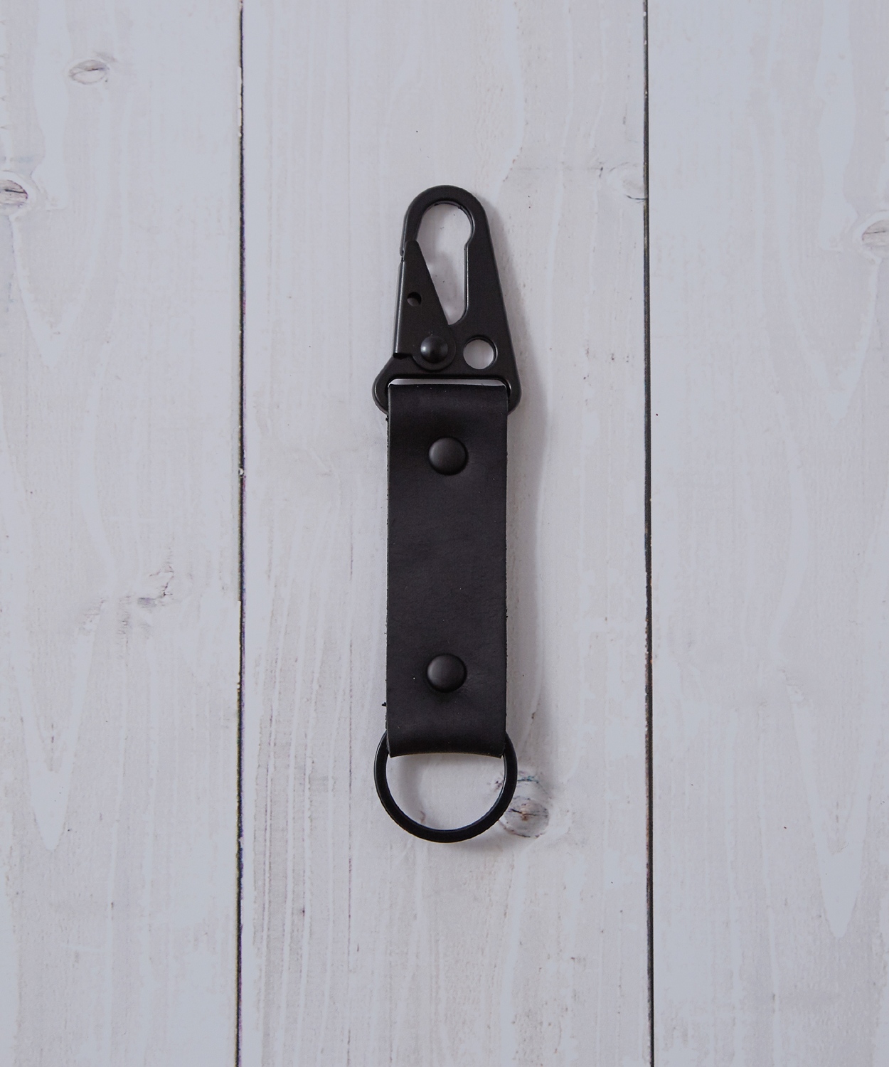 キーリング メンズ レディース カラビナ レザー キーホルダー アクセサリー アメカジ カジュアル スケーター ストリート 韓国ファッション きれいめ | improves | 01