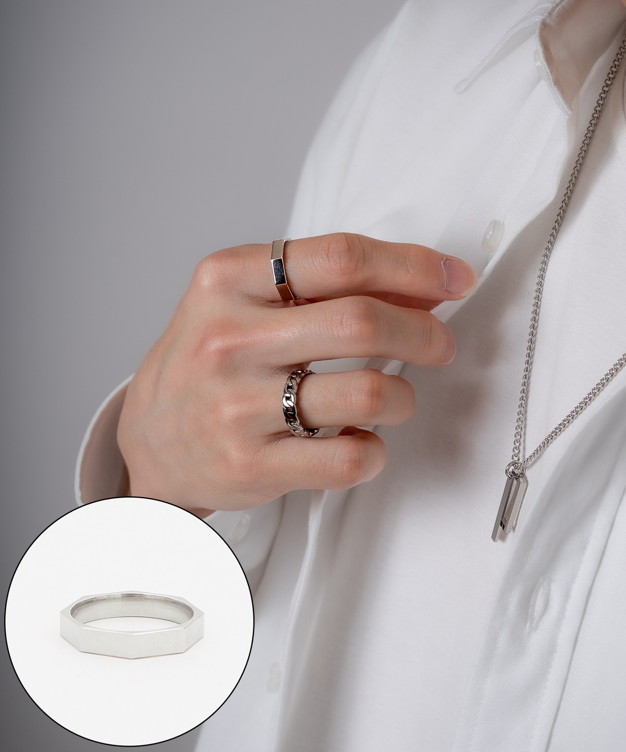 リング ピアス メンズ レディース 指輪 スリムリング アクセサリー アメカジ カジュアル スケーター ストリート 韓国ファッション きれいめ | improves | 01