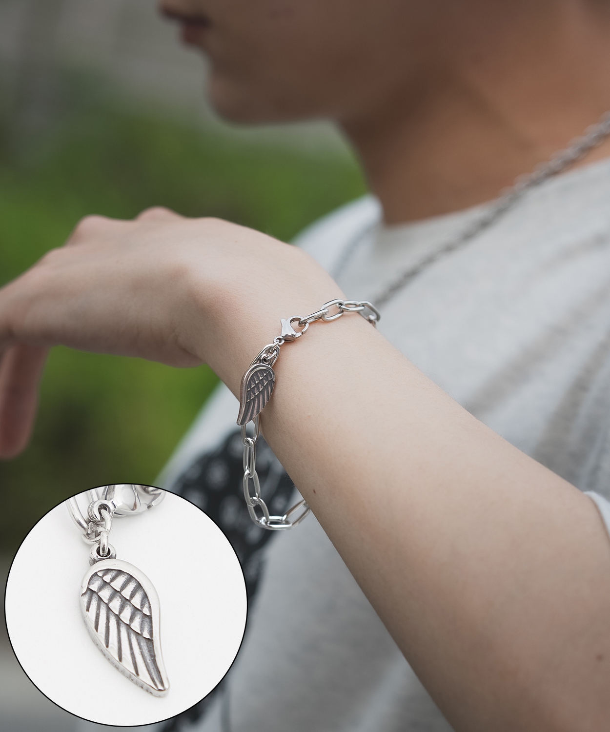 ブレスレット メンズ バリエーション チャーム セレクト アメカジ カジュアル 古着MIX スケーター ストリート 韓国ファッション | improves | 02