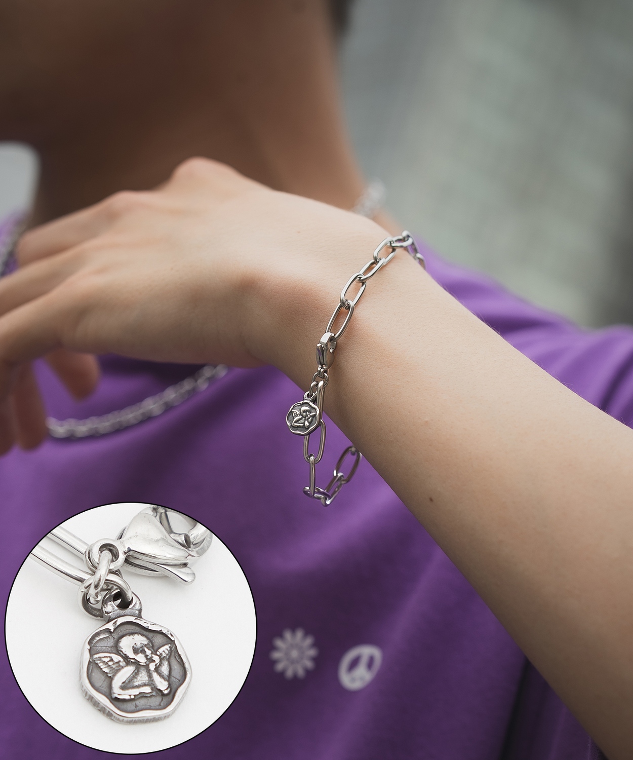 ブレスレット メンズ バリエーション チャーム セレクト アメカジ カジュアル 古着MIX スケーター ストリート 韓国ファッション | improves | 04