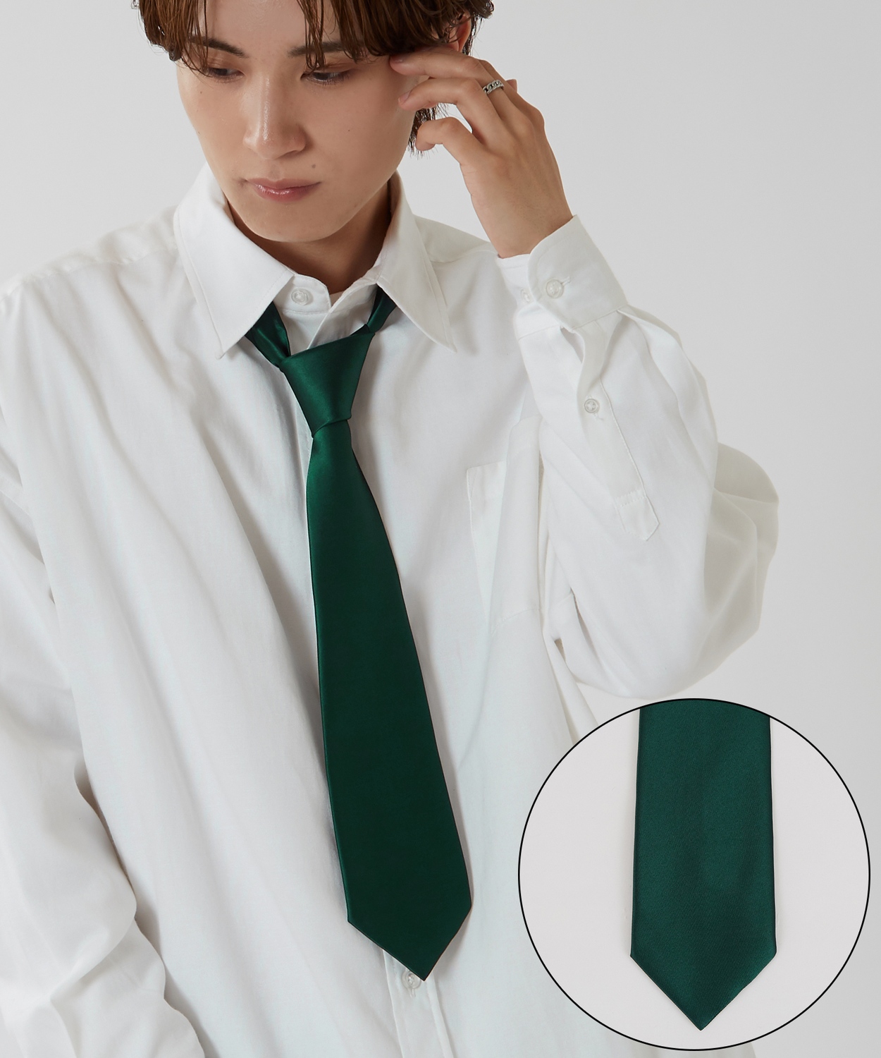 ネクタイ メンズ 無地 タイ シンプル きれいめ ビジネス ベーシック トラッド セレクト アメカジ カジュアル 古着MIX 韓国ファッション | improves | 07