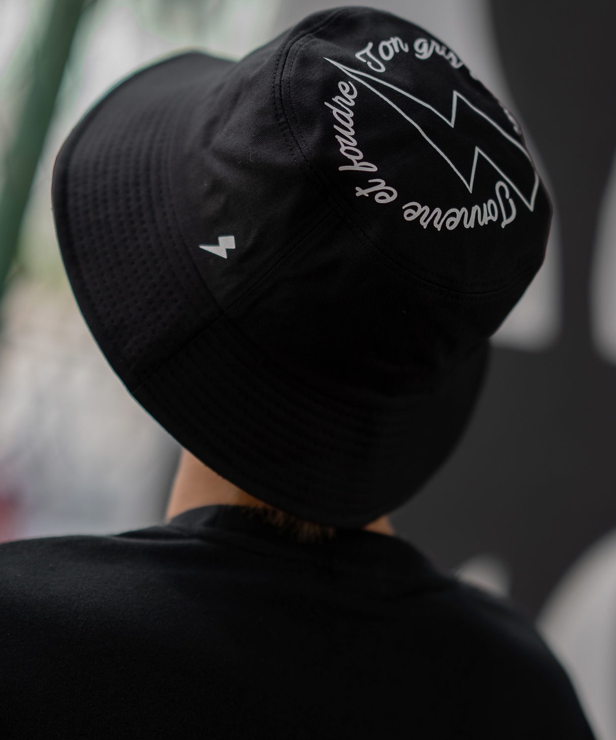 バケットハット メンズ コットン ロゴ プリント ハット シンプル 大人カジュアル アメカジ カジュアル ストリート 古着MIX 韓国ファッション | improves | 02