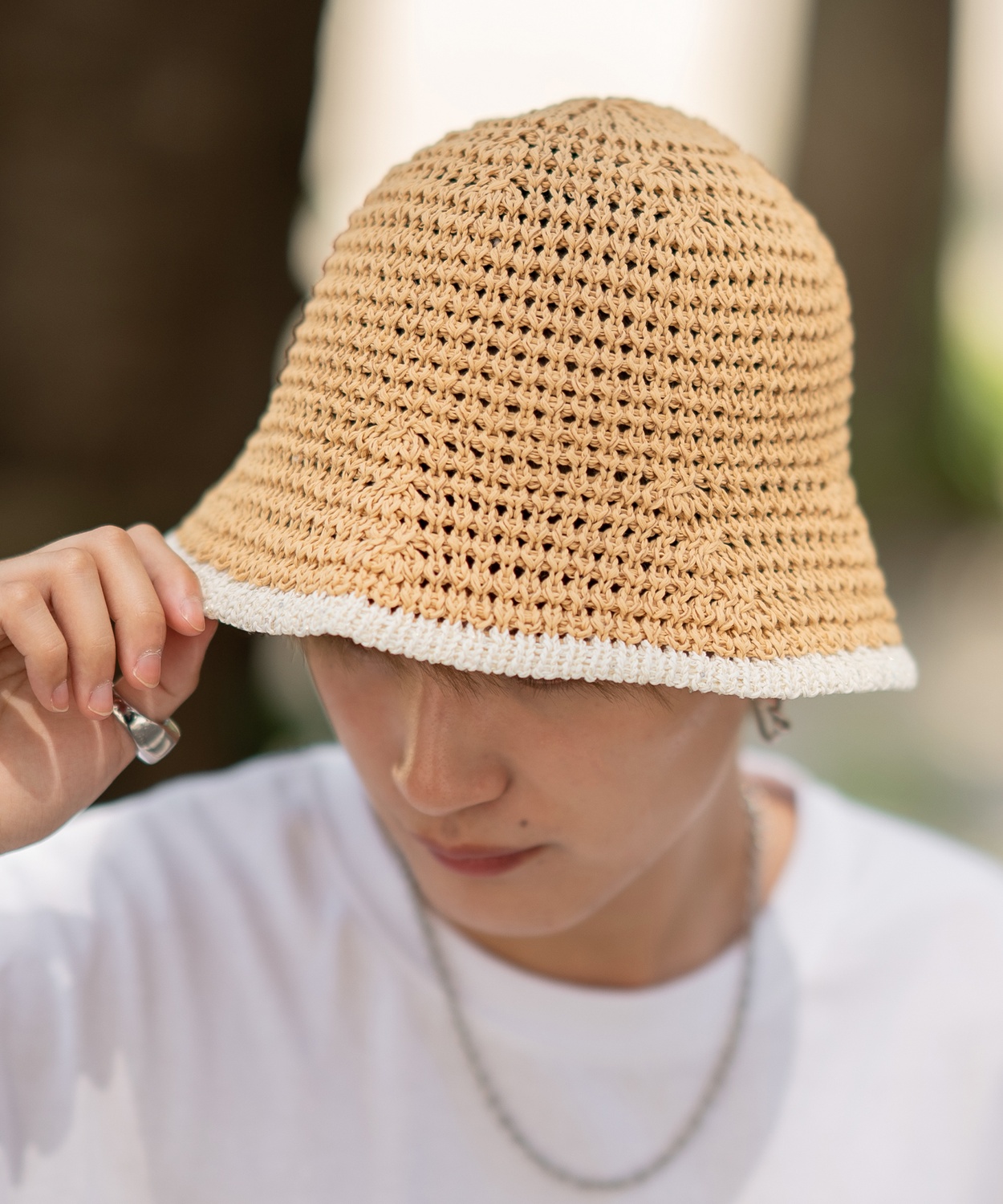 クロシェハット メンズ ポリエステル クローシェハット シンプル 大人カジュアル アメカジ カジュアル ストリート 古着MIX 韓国ファッション | improves | 03