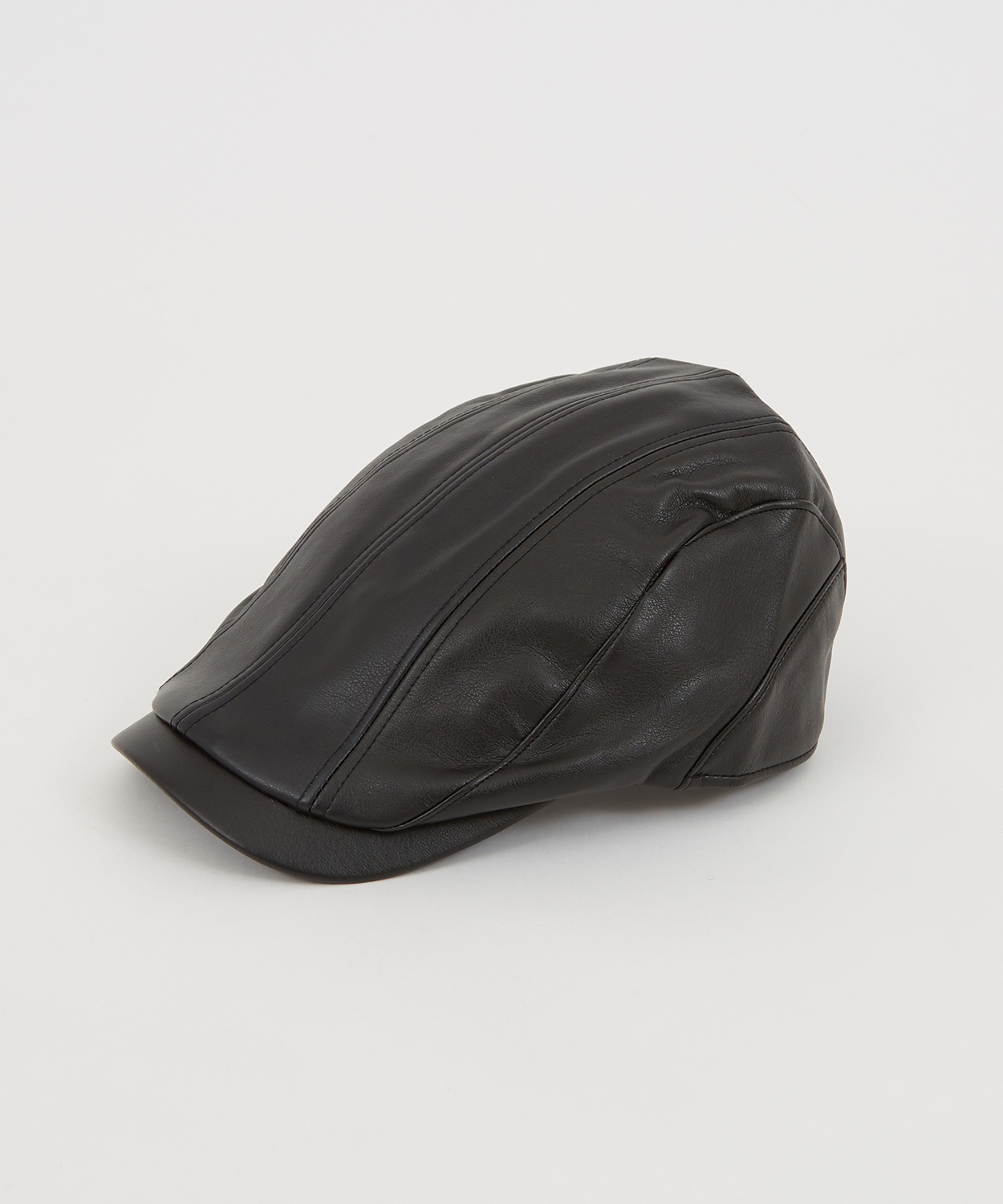 ハンチング メンズ シンセティックレザー 合成皮革 帽子 セレクト トラディショナル 大人カジュアル 英国 キレイめ シンプル ベーシック アメカジ 古着MIX 韓国 | improves | 02