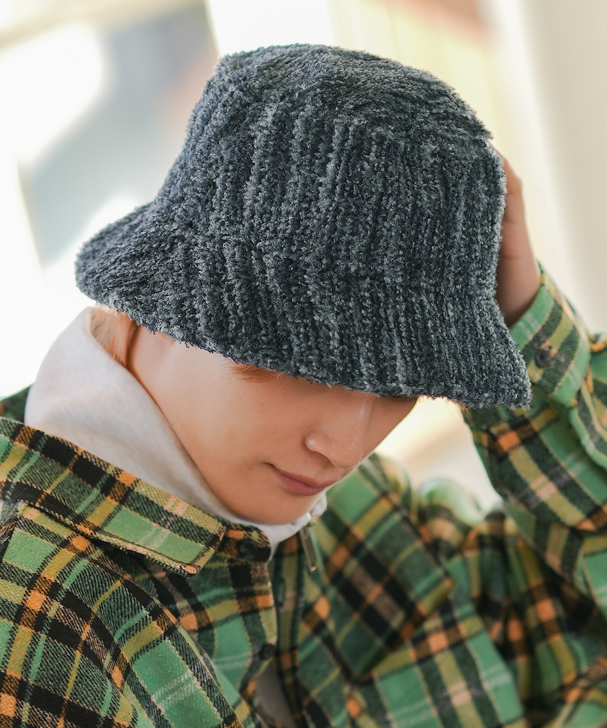 ハット メンズ  ミックスカラー バケットハット ストリート スケーター 原宿系 古着MIX 韓国ファッション | improves | 01