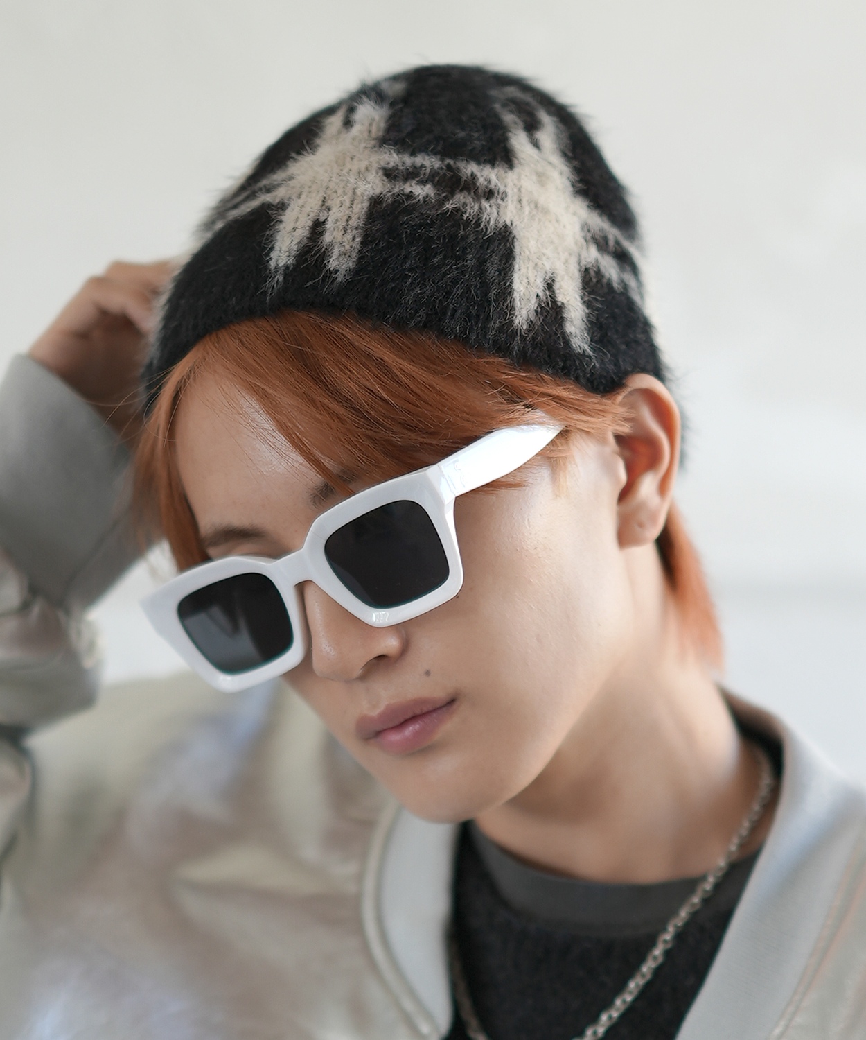 A.P.C. ロゴパッチ knit ビーニー TXT着用 Carhartt（カーハート）の「Carhartt(カーハート)/ロゴパッチ