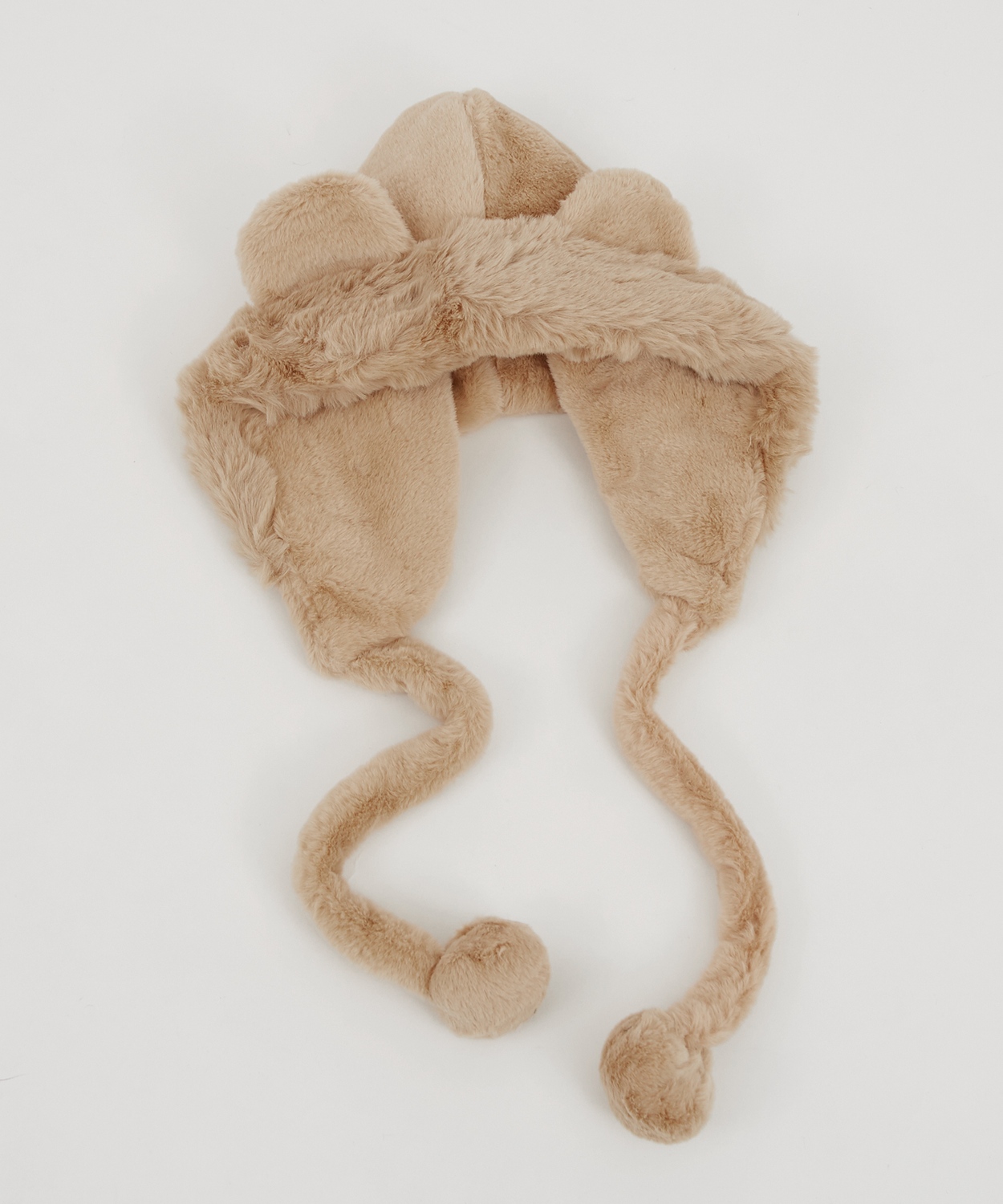 キャップ メンズ ユニセックス 耳付き ファーキャップ ストリート 原宿系 古着MIX 韓国ファッション アイボリー ブラック ベージュ | improves | 03