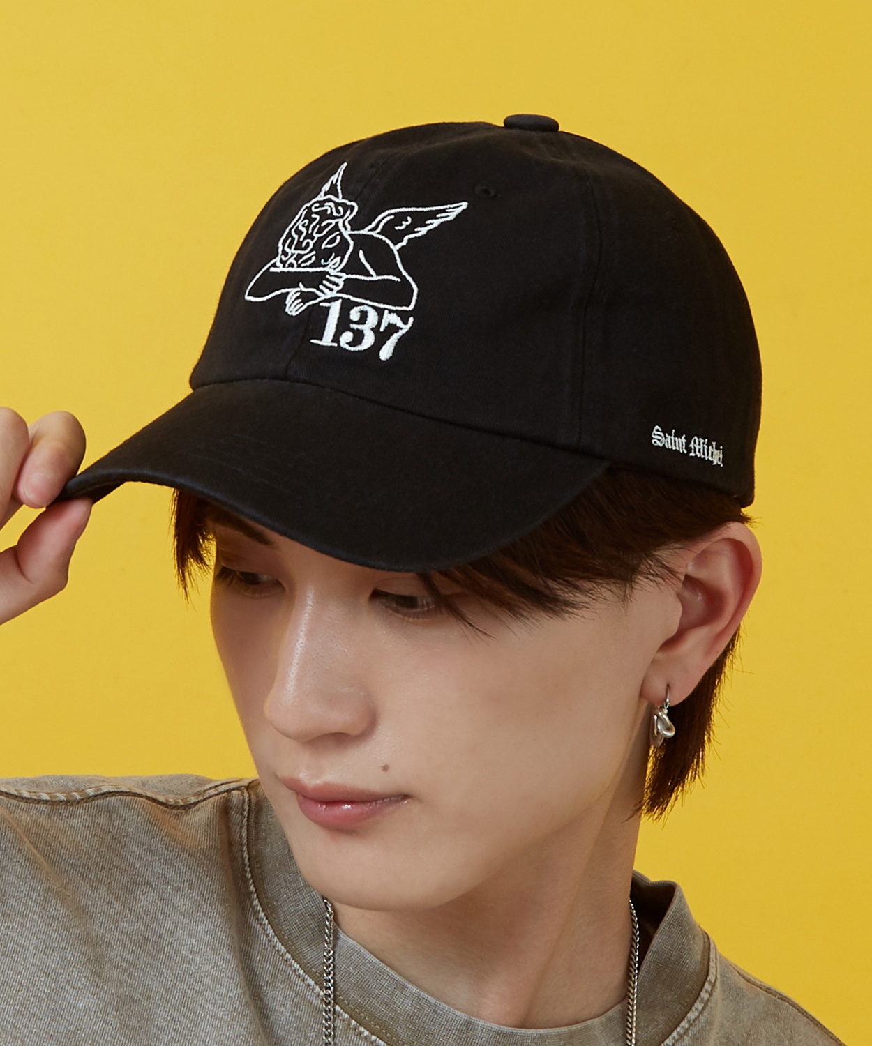 キャップ メンズ レディース 天使 刺しゅう ツイル ストリート スケーター アメカジ 古着MIX 韓国ファッション Y2K | improves | 02