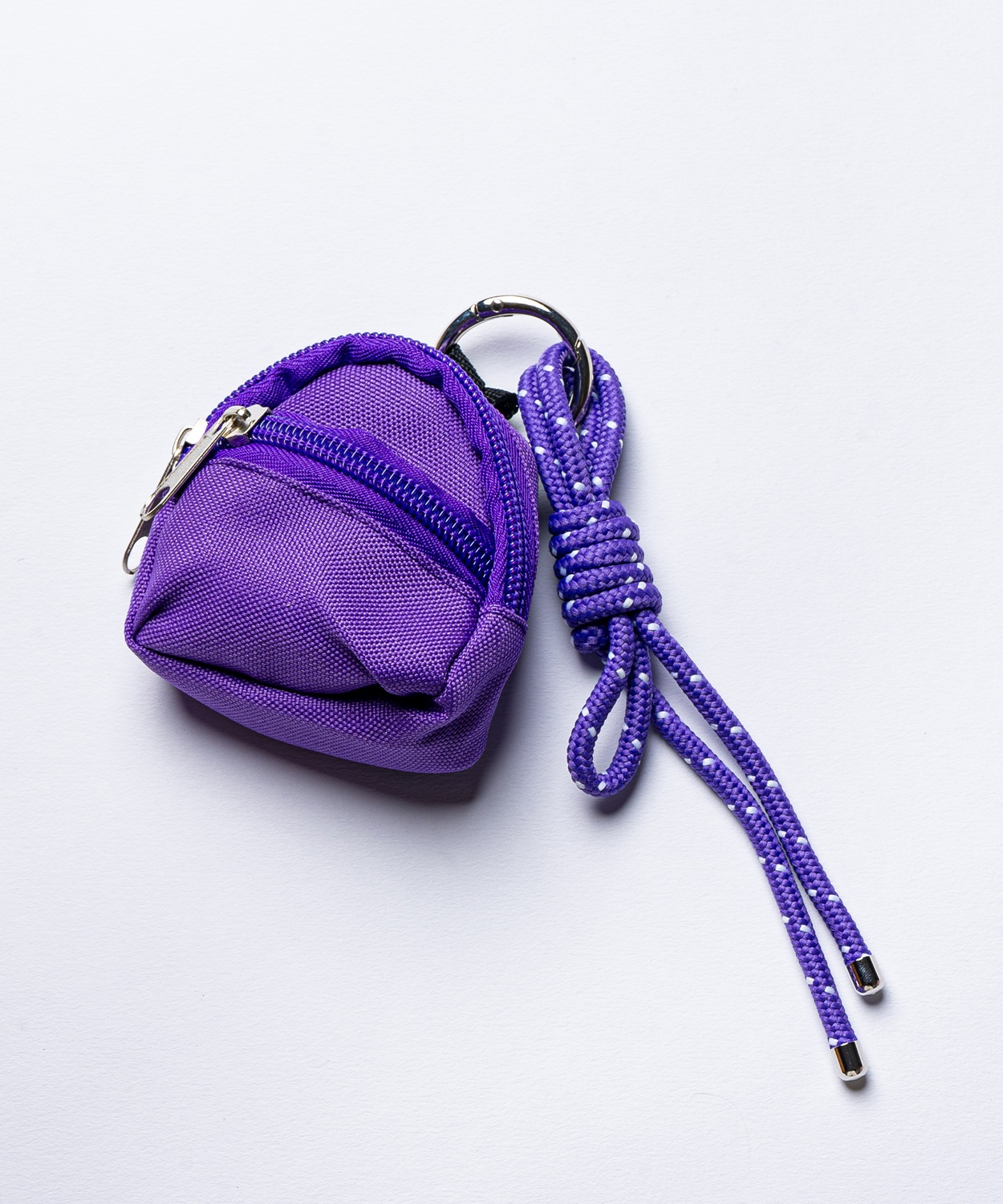 ミニポーチ キーホルダー リュック型 メンズ レディース コインケース イヤホンケース カラビナ付き ロープ バックチャーム ストリート 韓国 | improves | 03