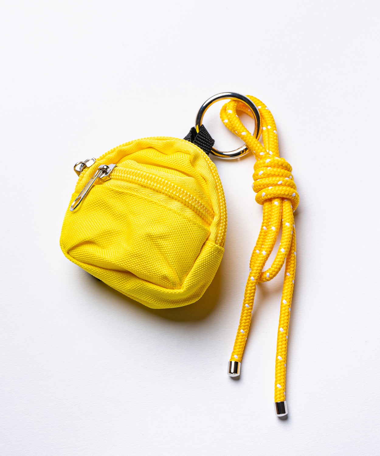 ミニポーチ キーホルダー リュック型 メンズ レディース コインケース イヤホンケース カラビナ付き ロープ バックチャーム ストリート 韓国 | improves | 05