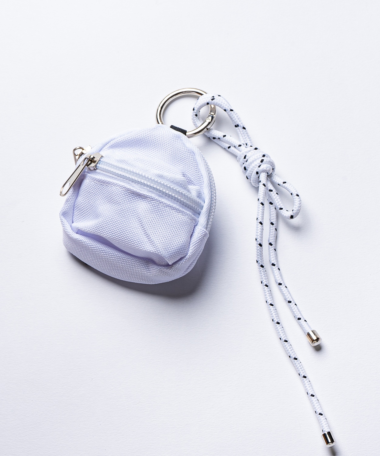 ミニポーチ キーホルダー リュック型 メンズ レディース コインケース イヤホンケース カラビナ付き ロープ バックチャーム ストリート 韓国 | improves | 06