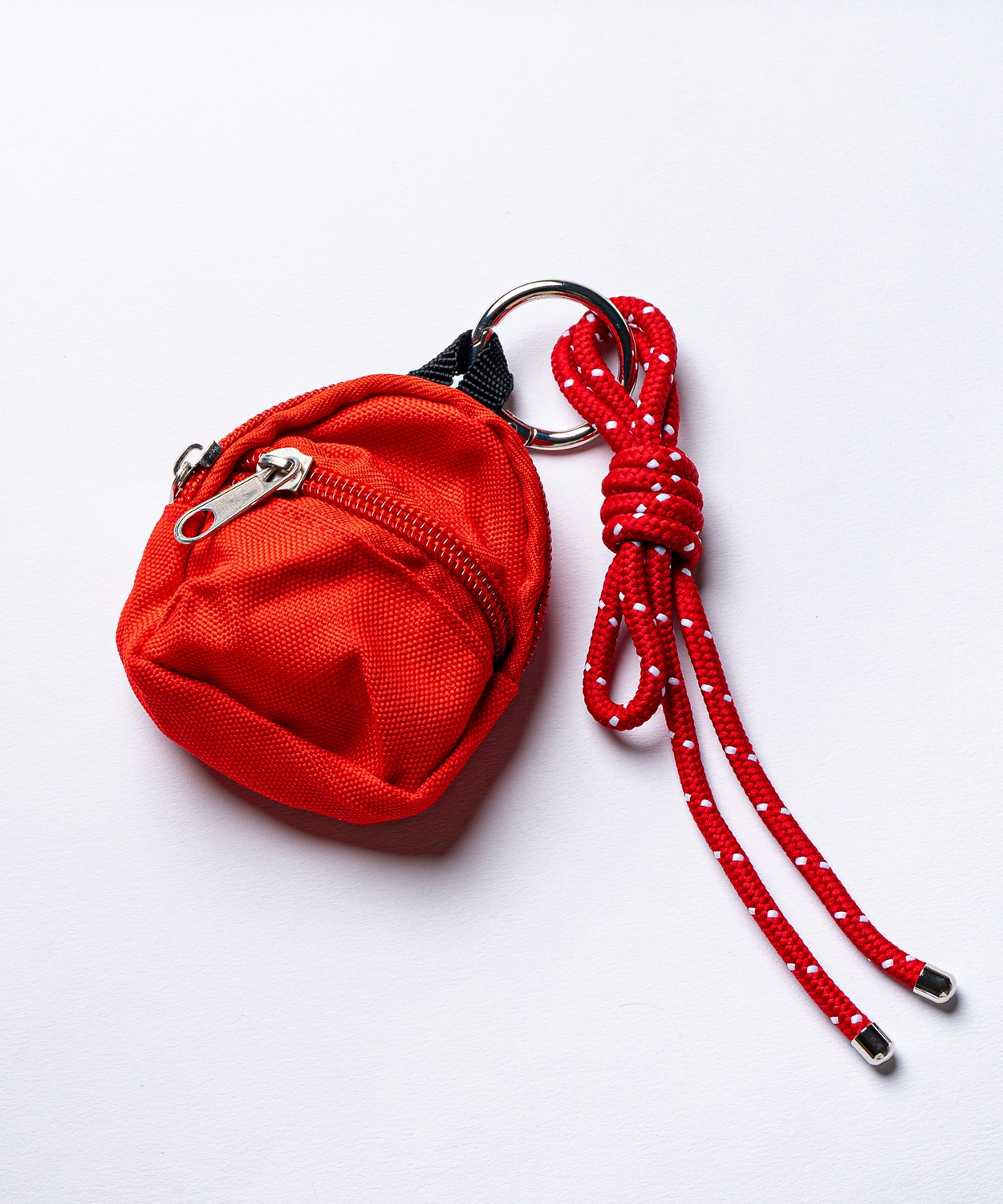 ミニポーチ キーホルダー リュック型 メンズ レディース コインケース イヤホンケース カラビナ付き ロープ バックチャーム ストリート 韓国 | improves | 08