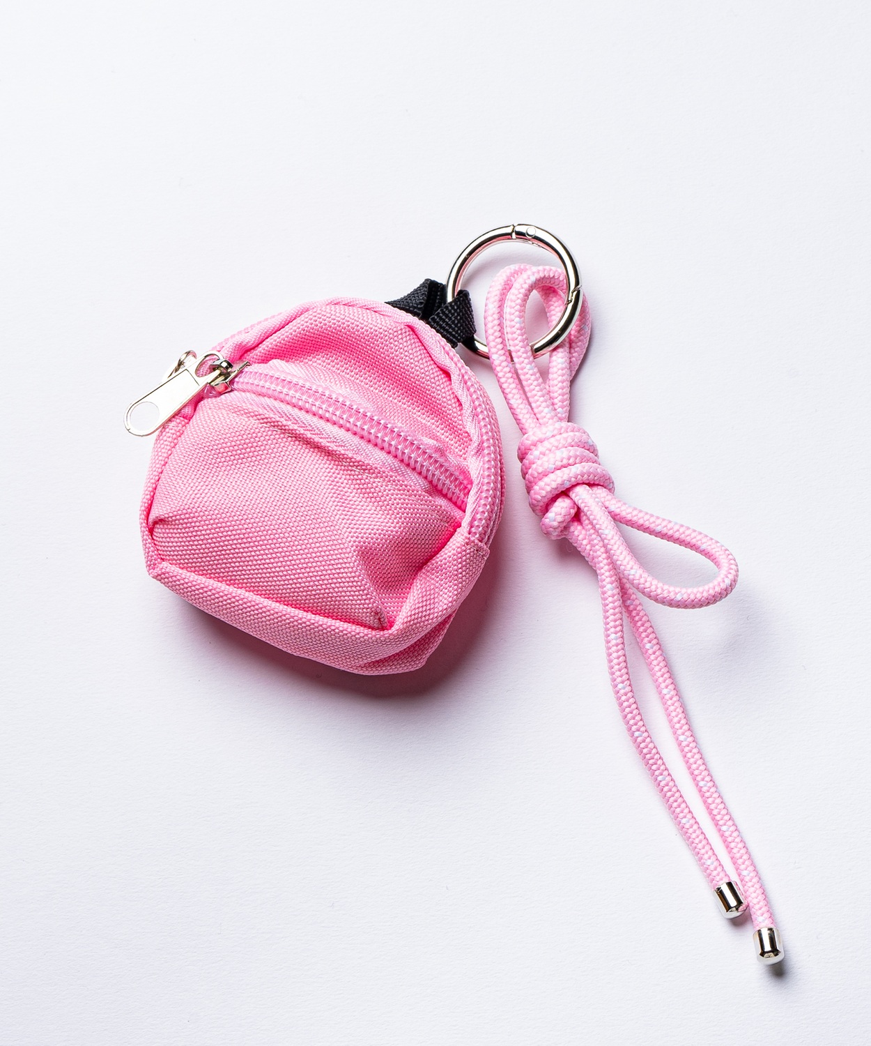 ミニポーチ キーホルダー リュック型 メンズ レディース コインケース イヤホンケース カラビナ付き ロープ バックチャーム ストリート 韓国 | improves | 09